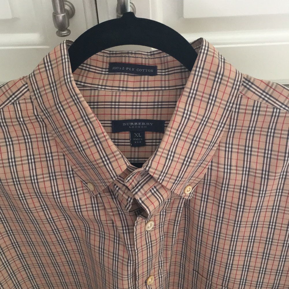 Men’s long sleeve Burberry Plain shirt